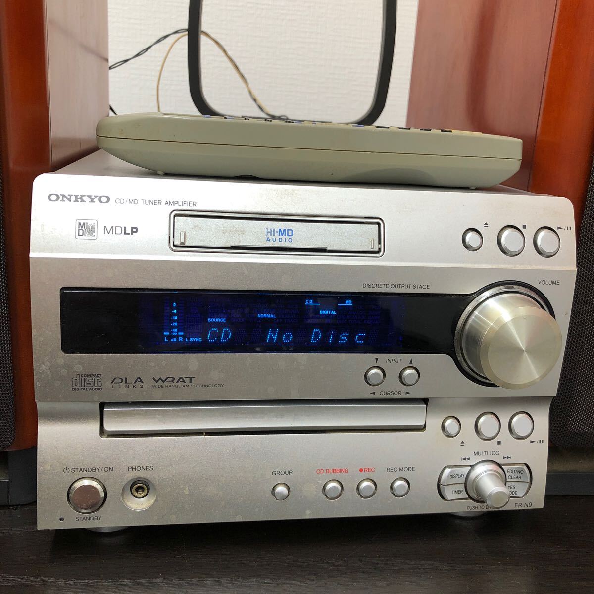 ★R) ONKYO　オンキョー CD?MD システムコンポ　FR-N9 D-N9 アンティーク　保管品??