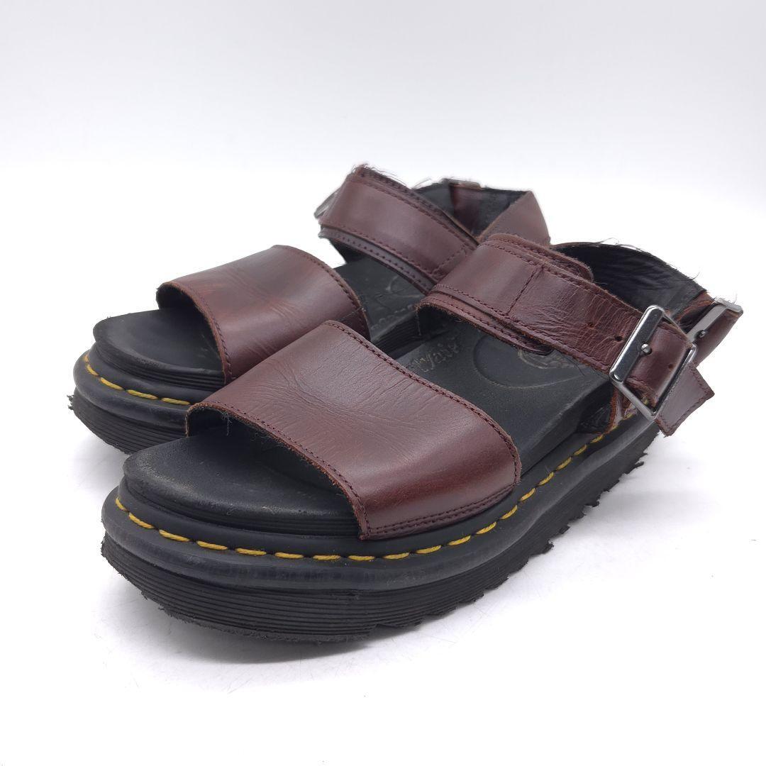 Dr.Martens VOSS ドクターマーチン レザー サンダル UK4 約 23cm Dr.Martens VOSS ドクターマーチン レザー サンダル UK4 約 23cm