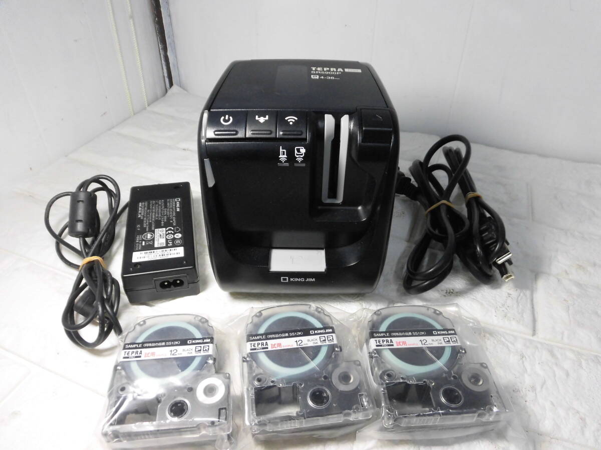 ◇◇1526 KINGJIM TEPRA PRO SR5900P ACあり 通電〇 おまけ試用 ◇◇1526 KINGJIM TEPRA PRO SR5900P ACあり 通電〇 おまけ試用