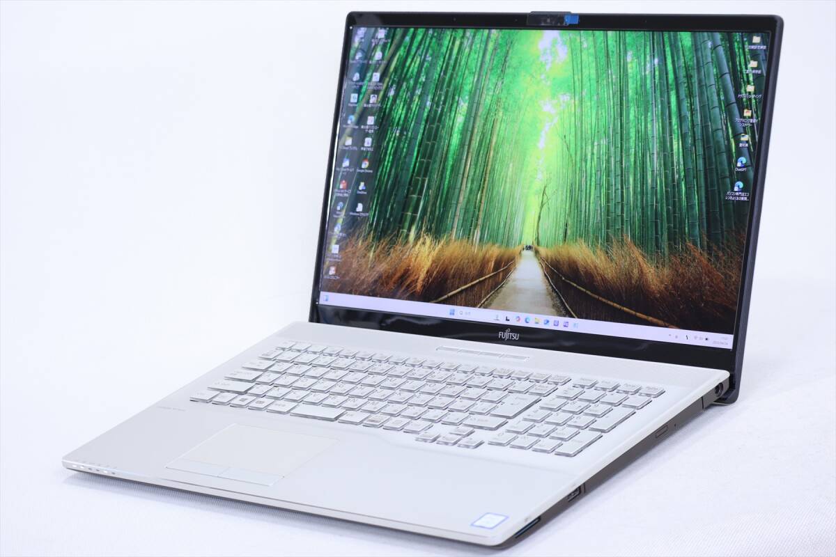 即配 オールインワンノートPC Corei7 16GBメモリ 大容量SSD Windows11 LIFEBOOK NH90/D2 ゴールド i7-9750H 16G 512GB+1TB 17.3FHD