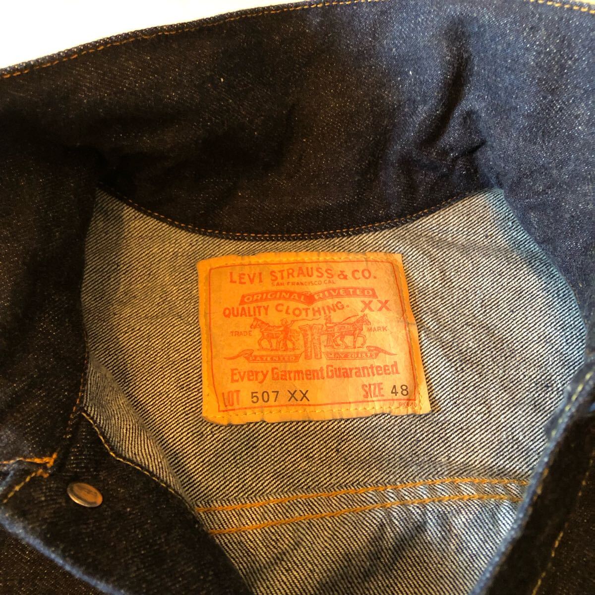 濃紺美品 Levi's 507XX 48 ワンウォッシュ バレンシア工場復刻 濃紺美品 Levi's 507XX 48 ワンウォッシュ バレンシア工場復刻