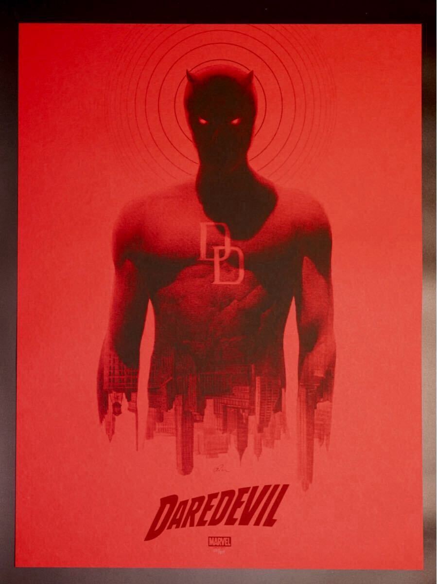 デアデビル ポスター シルクスクリーン シリアルナンバー NETFLIX MARVEL MONDO
