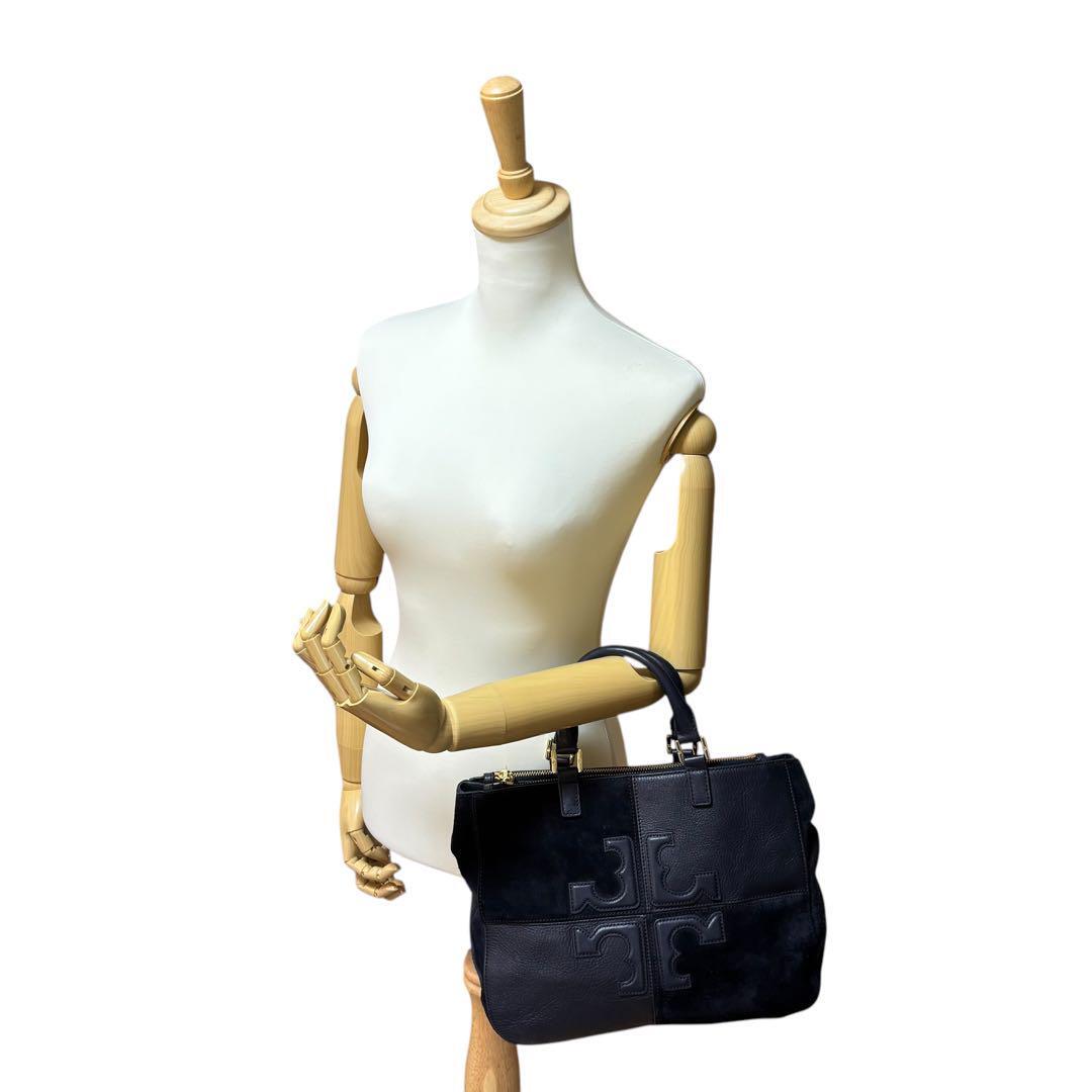 美品 トリーバーチ ナタリー 2way ショルダーバッグ ネイビー 美品 トリーバーチ ナタリー 2way ショルダーバッグ ネイビー