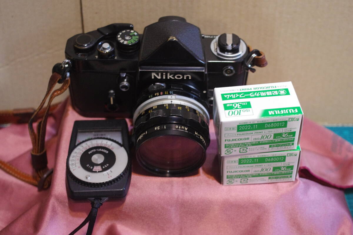 Nikon F2+NIKKOR-H Auto 1:3.5 f=28㎜+SEKONIC露出計+期限切れ Nikon F2+NIKKOR-H Auto 1:3.5 f=28㎜+SEKONIC露出計+期限切れ