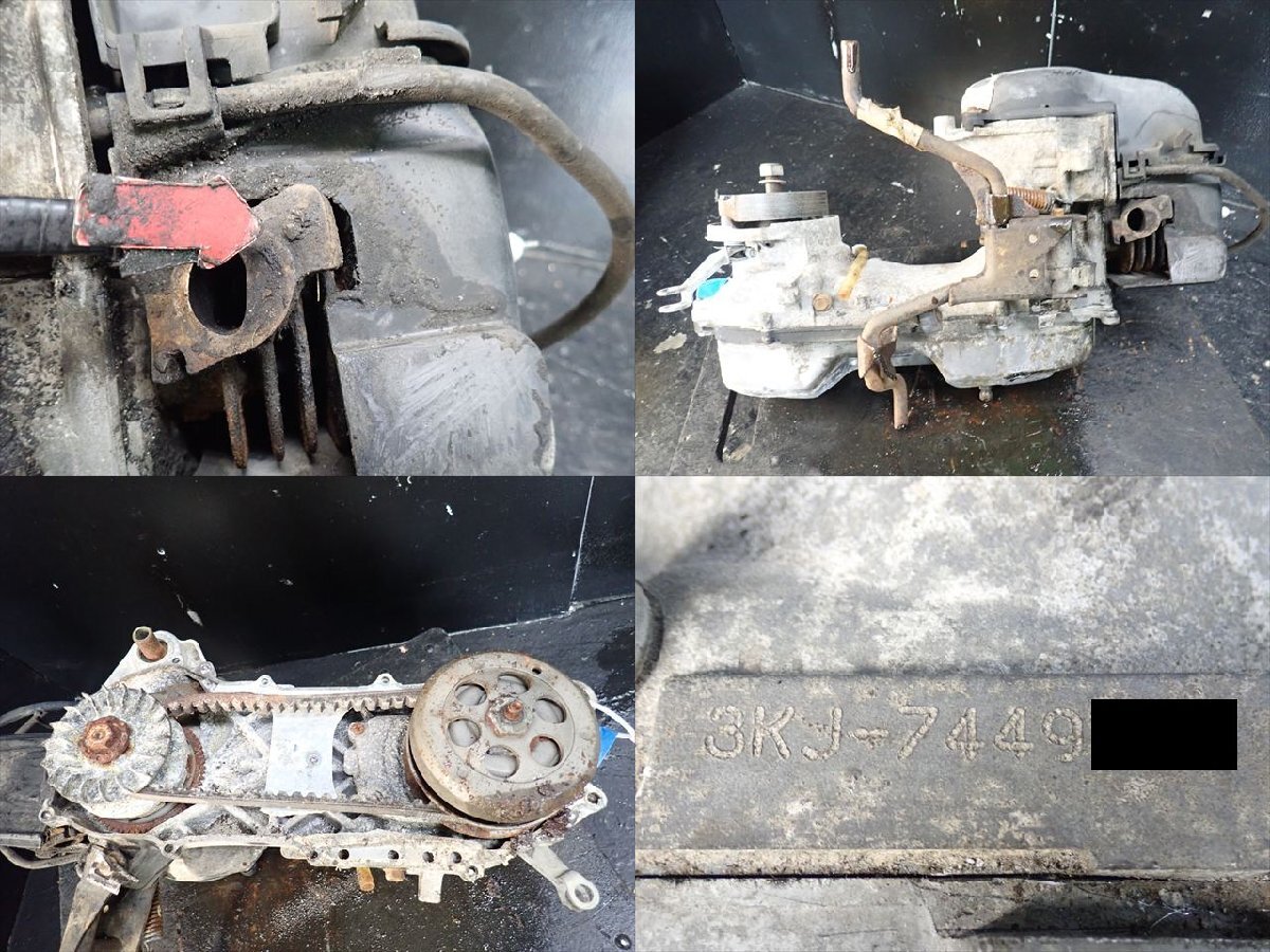 β250318-1 Yamaha Jog ZR JOG 3YK (H8 год ) толчок OK фактически работающий двигатель старт проверка settled пробег 896km повреждение иметь! винт прилипание иметь!