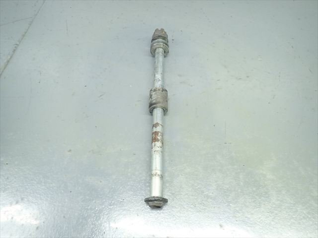 β250326-3 カワサキ ニンジャ250R EX250K (H24年式) 始動(dòng)動(dòng)畫(huà)有 純正 リアアクスルシャフト 曲り無(wú)し！