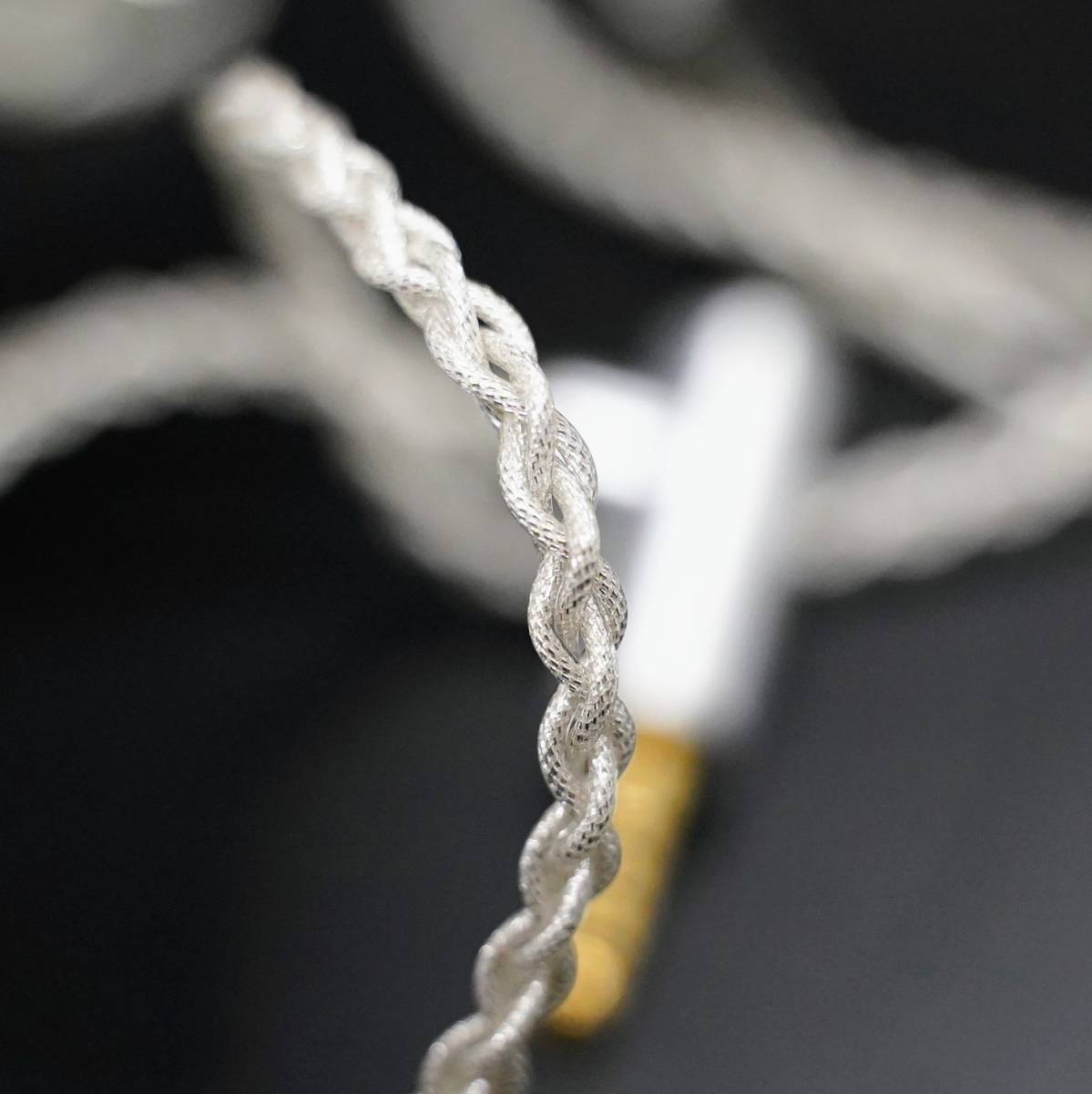 1点のみ】7N粒子単結晶銅銀メッキ リッツ構造 CIEM 2Pin 4 4mm L 1点のみ】7N粒子単結晶銅銀メッキ リッツ構造 CIEM 2Pin 4 4mm L