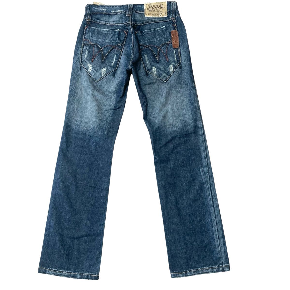 TOUGH JEANSMITH タフジーンズスミス ユーズド加工 W31 Y2K TOUGH JEANSMITH タフジーンズスミス ユーズド加工 W31 Y2K