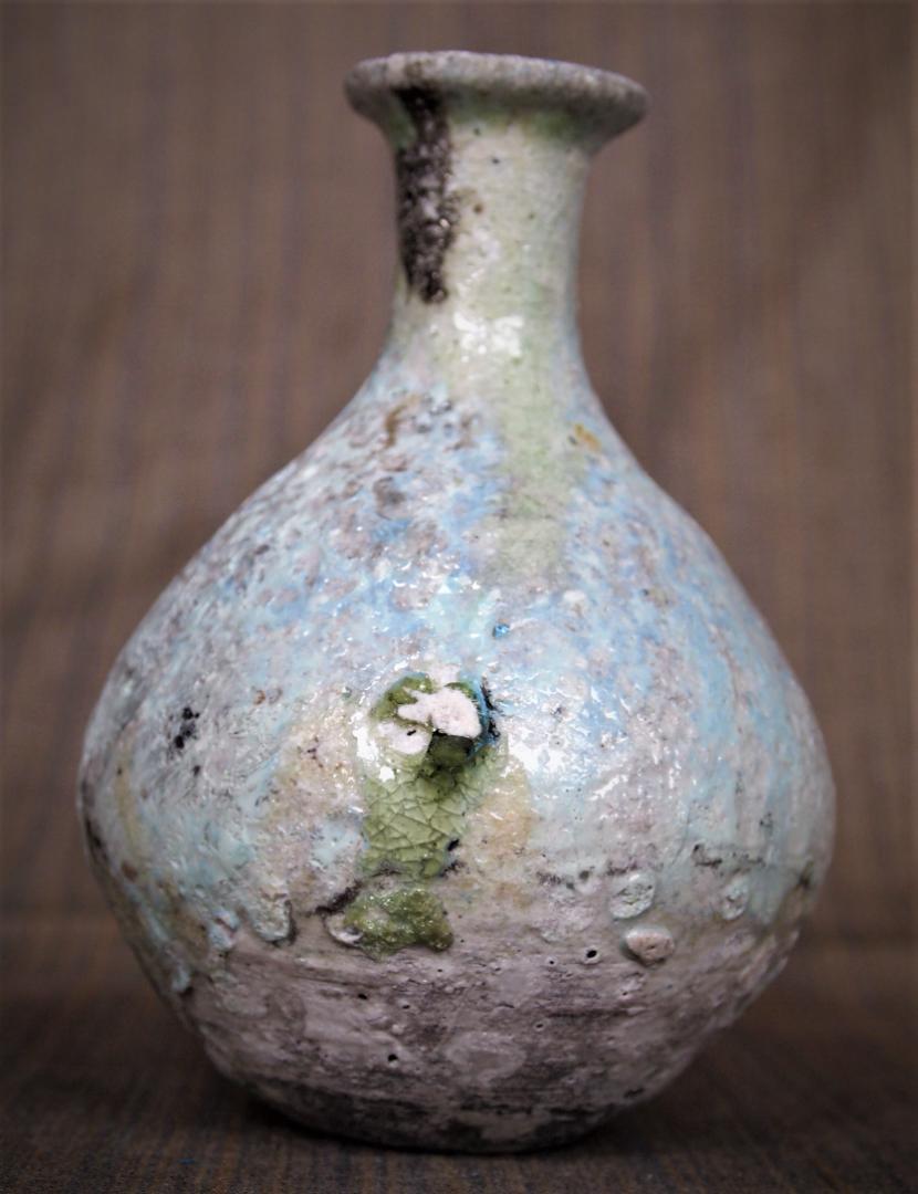 新作★辻村唯【師＆父：辻村史郎】★自然釉（窯変）徳利★共箱・布 新作☆辻村唯【師＆父：辻村史朗】☆自然釉（窯変）徳利☆