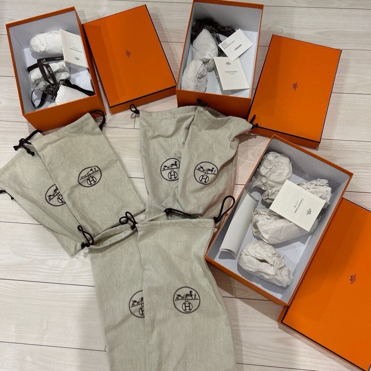 エルメス 靴 空箱 保存袋 3箱 HERMES シューズ 箱 空き箱 化粧箱 エルメス 靴 空箱 保存袋 3箱 HERMES シューズ 箱 空き箱 化粧箱