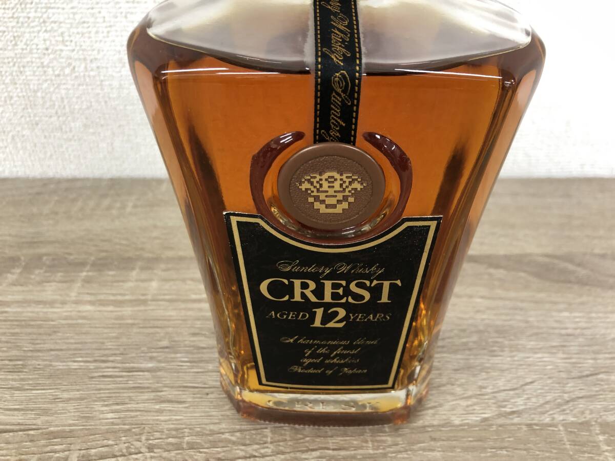 98◇ X・O DELUXE サントリー CREST 12年 ウイスキー ブランデー