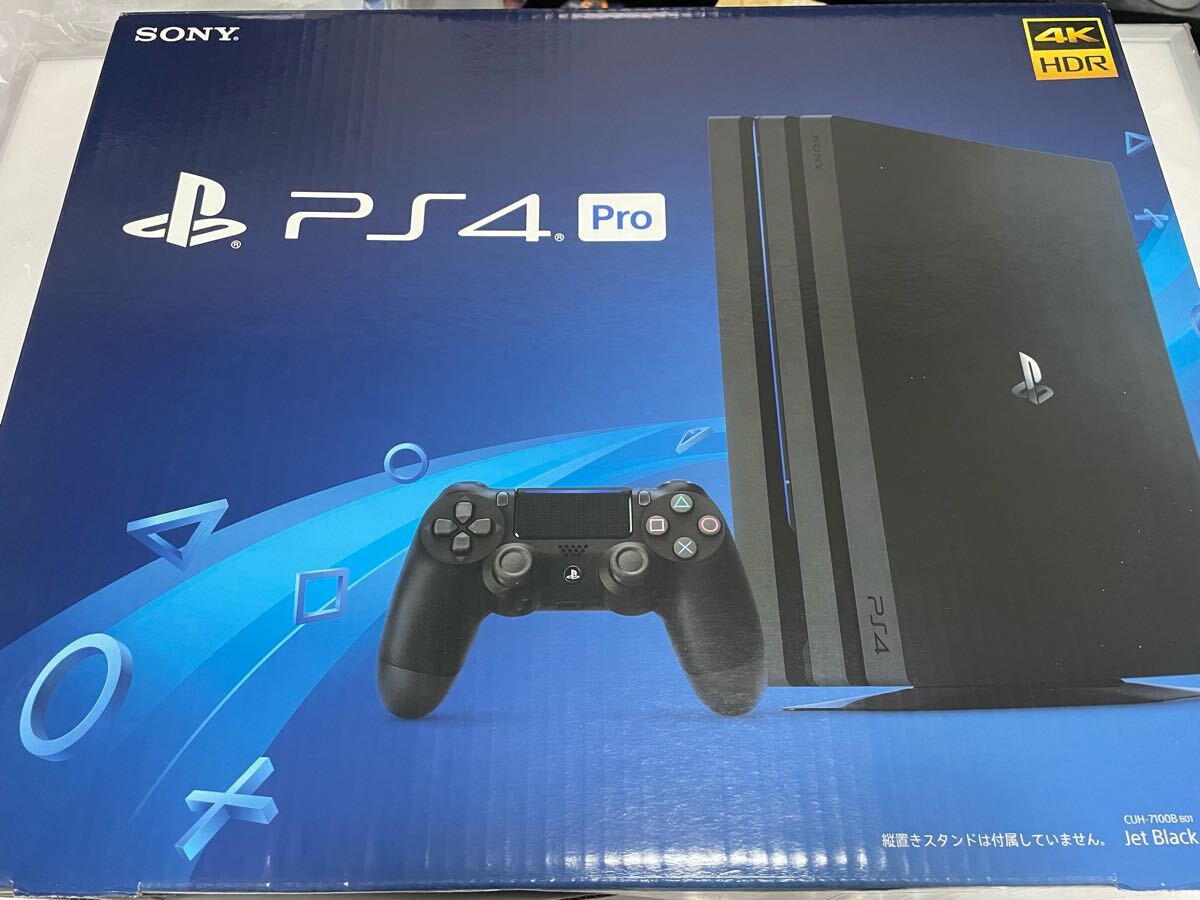 送料無料1円スタート PS4Pro 本体/箱/純正コントローラーセット 送料無料1円スタート PS4Pro 本体/箱/純正コントローラーセット