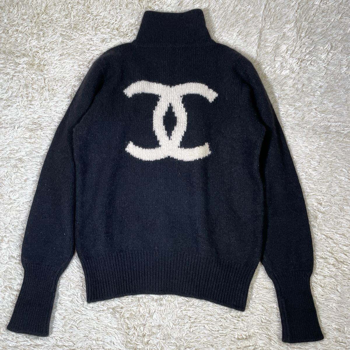 CHANEL シャネル 96A vintage バック ココマーク ハイネック CHANEL シャネル 96A vintage バック ココマーク ハイネック