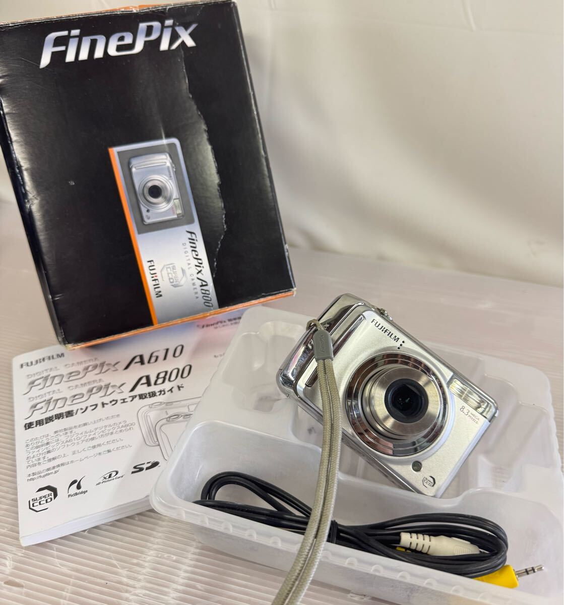 4h8 必見! 中古 現状品 FUJIFILM FinePix A800 8.3メガピクセル 4h8 必見! 中古 現状品 FUJIFILM FinePix A800 8.3メガピクセル