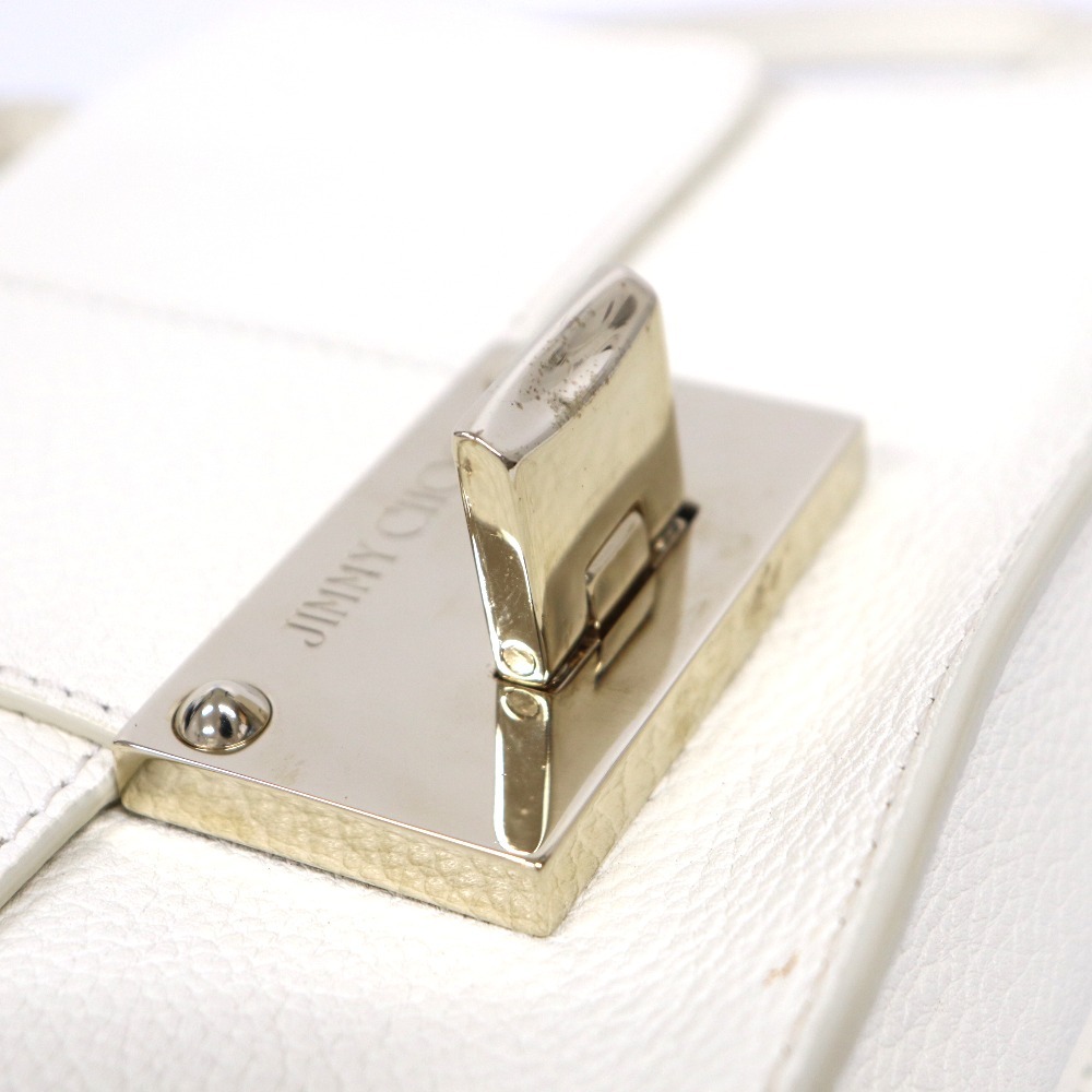 ID342614 Jimmy Choo сумка на плечо 2WAY ручная сумочка кожа оттенок белого женский JIMMY CHOO б/у 