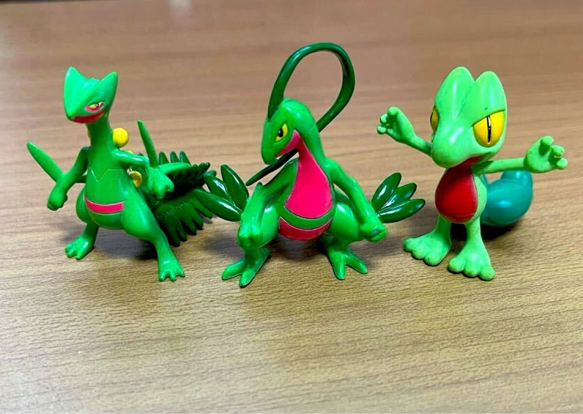 貴重】初期 モンコレ TOMY キモリ ジュプトル ジュカイン 貴重】初期 モンコレ TOMY キモリ ジュプトル ジュカイン
