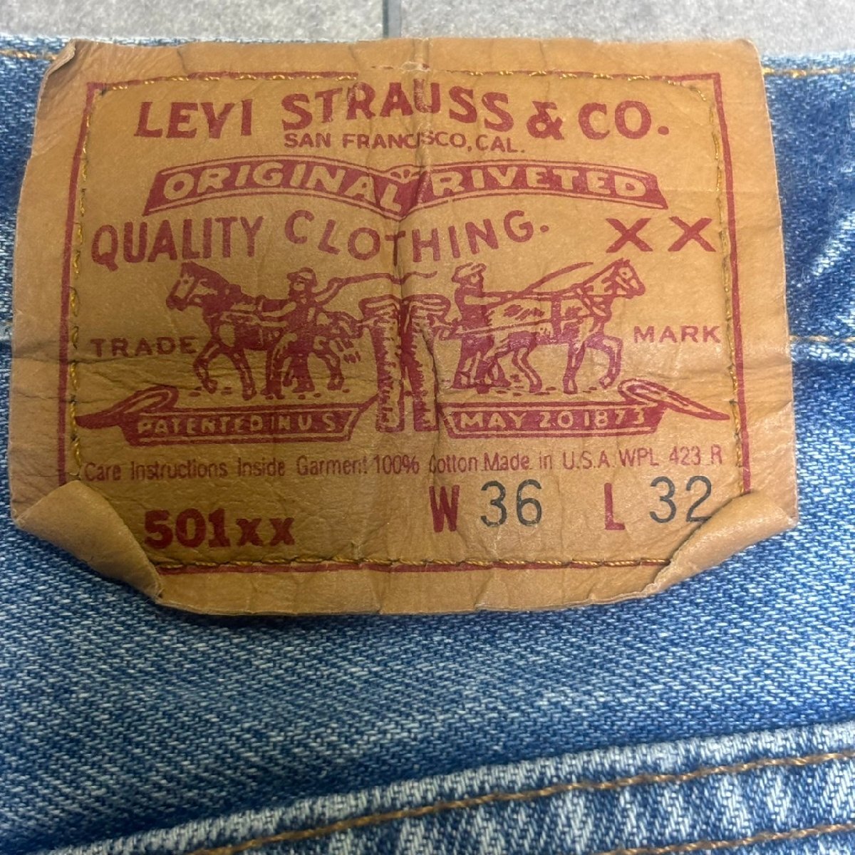 USA製 90年代 Levi's 501xx ビンテージ デニム 36×32 刻印520 USA製 90年代 Levi's 501xx ビンテージ デニム 36×32 刻印520