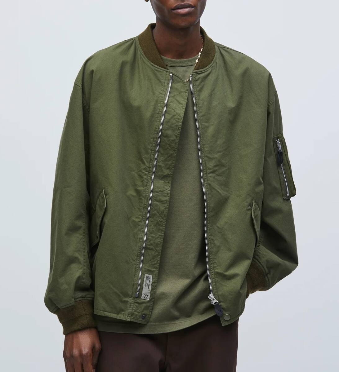 25春夏　Lサイズ 　オリーブドラブ　RC FLIGHT JACKET　ネイバーフッド　NEIGHBORHOOD　251SZNH-JKM02