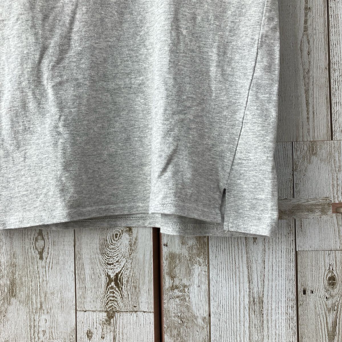 ☆repipi armario レピピアルマリオ☆Tシャツ カットソー チュニック グレー M レディース ショルダーベルト [送料無料☆匿名配送] g4484