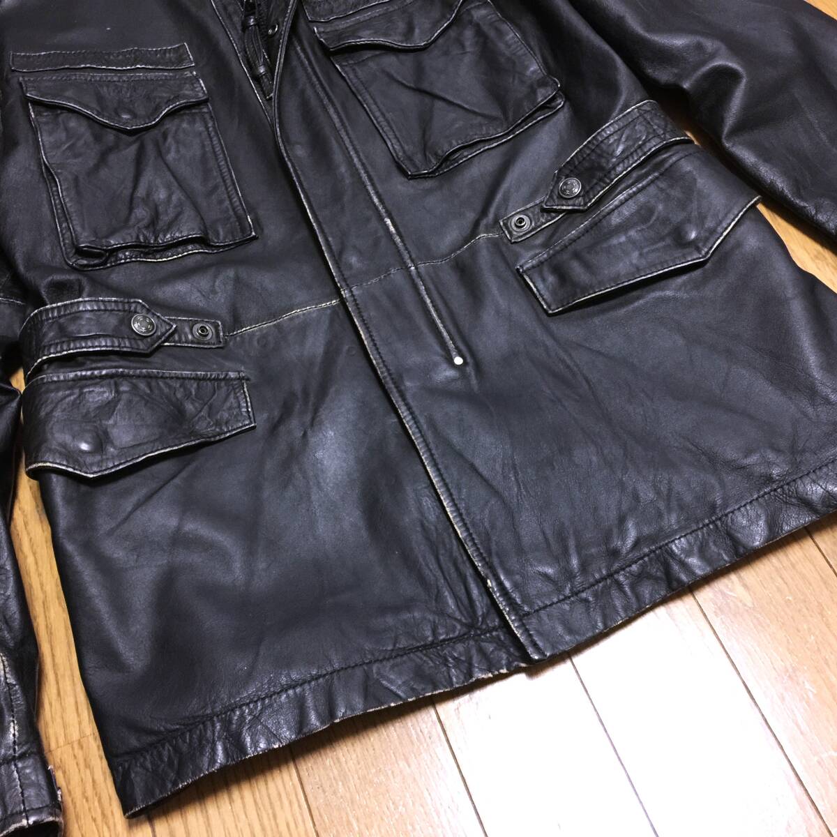 美品 AVIREX アヴィレックス 極上 羊革 ラムレザー ヴィンテージ 美品 AVIREX アヴィレックス 極上 羊革 ラムレザー ヴィンテージ