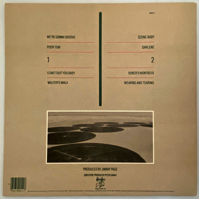 ★L(fēng)ED ZEPPELIN「CODA」US盤LP(1982年)90051-1 美盤★