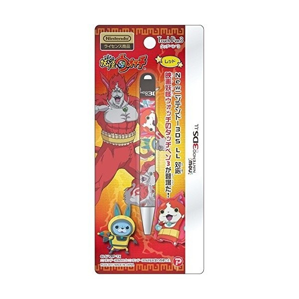 !_ Yo-kai Watch new NINTENDO 3DS LL соответствует стилус 3 красный Ver. новый товар нераспечатанный 