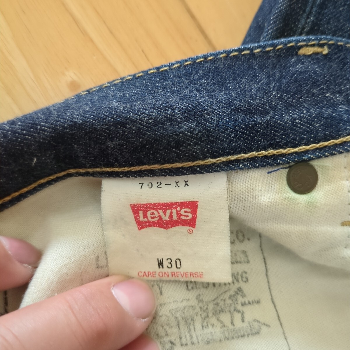 極美品 色落ち無し Levi's メンズ W30 L36 リーバイス702XX 極美品 色落ち無し Levi's メンズ W30 L36 リーバイス702XX