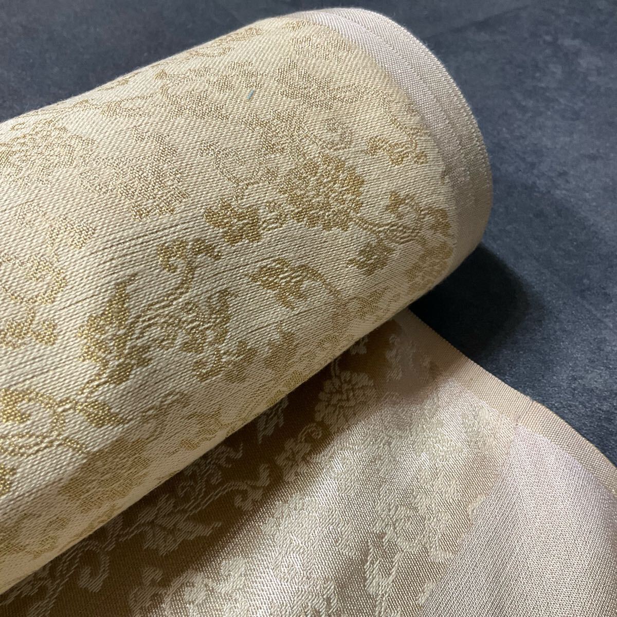 伍八◇完全未使用品◇極上西陣織金襴緞子◇反物71.5×9m35cm 伍八◇完全未使用品◇極上西陣織金襴緞子◇反物71.5×9m35cm