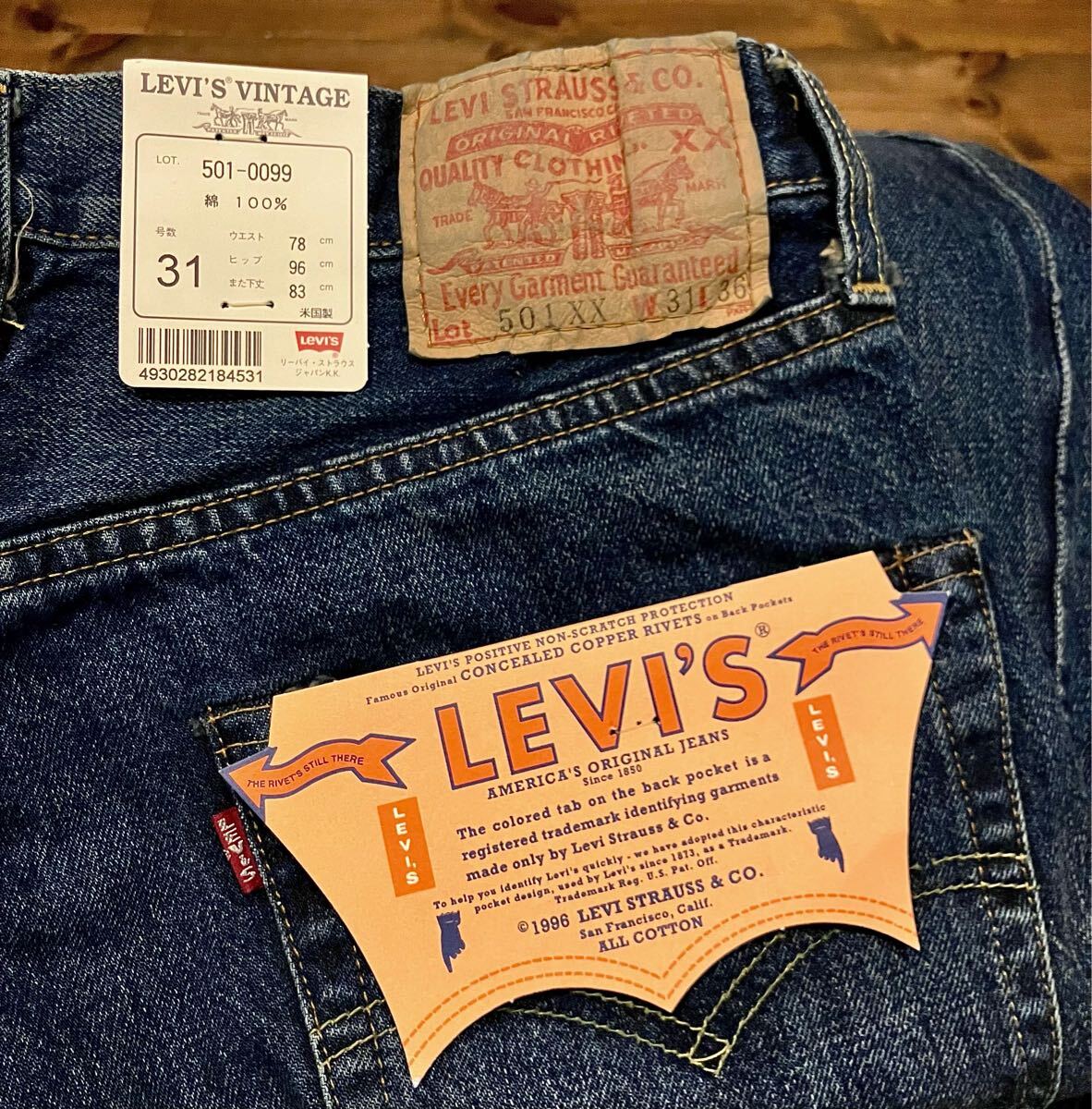 奇跡 99年製 新品 DEAD 米国 バレンシア製 555刻印あり LIMITED 奇跡 99年製 新品 DEAD 米国 バレンシア製 555刻印あり LIMITED