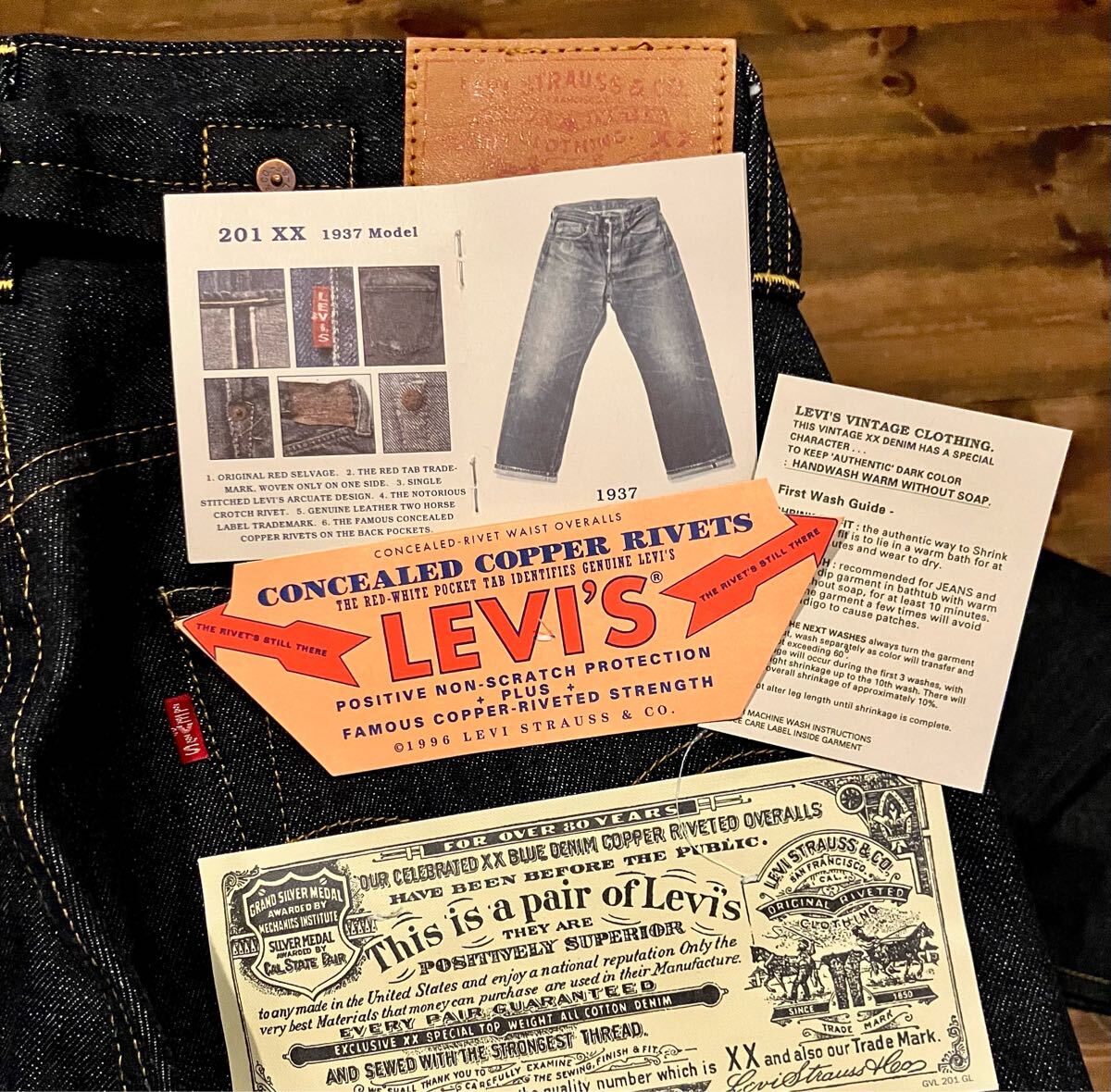 新品 98年製 リジット 米国製 バレンシア製 555刻印 LIMITED 新品 98年製 リジット 米国製 バレンシア製 555刻印 LIMITED