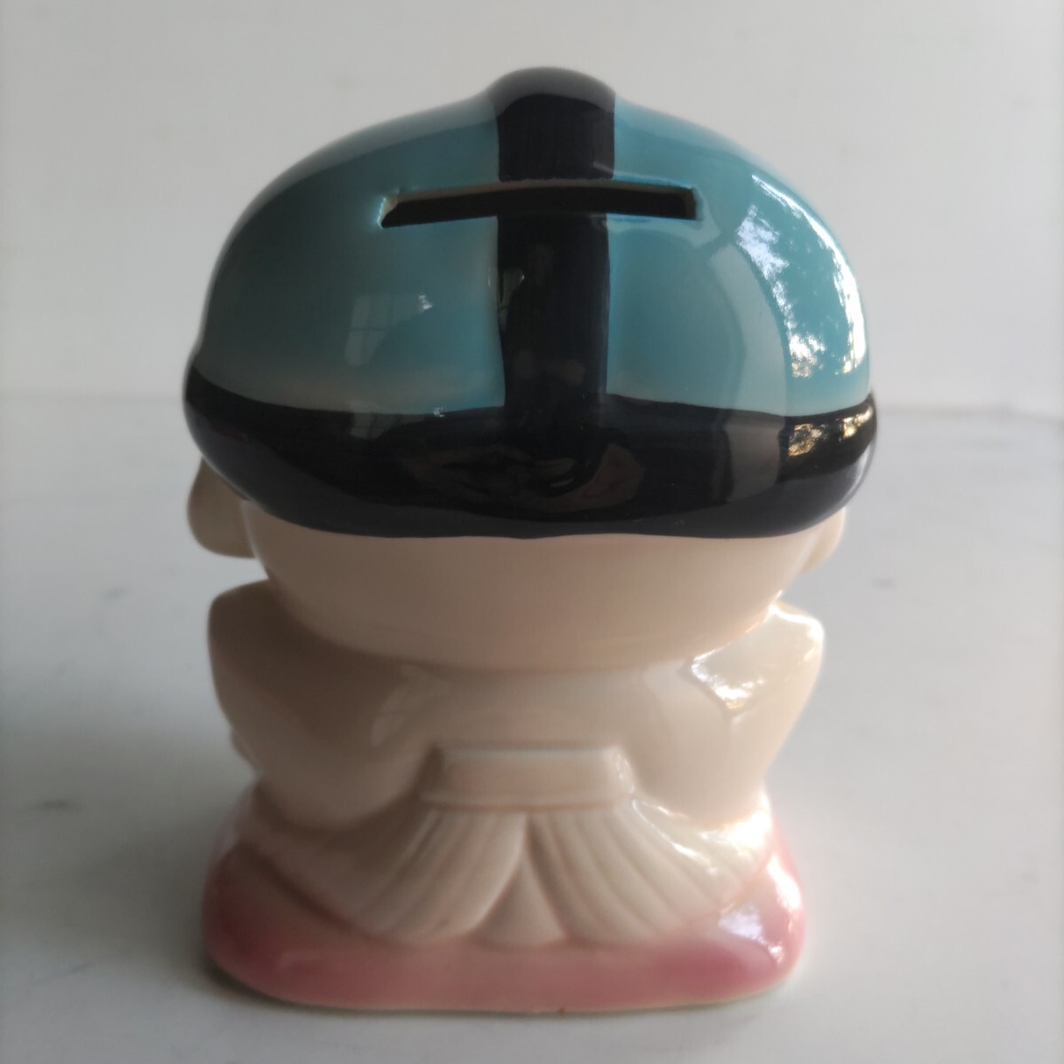 福助 陶器貯金箱 TOKAI 日本製 昭和レトロ ユーズド品 福助 陶器貯金箱 TOKAI 日本製 昭和レトロ ユーズド品