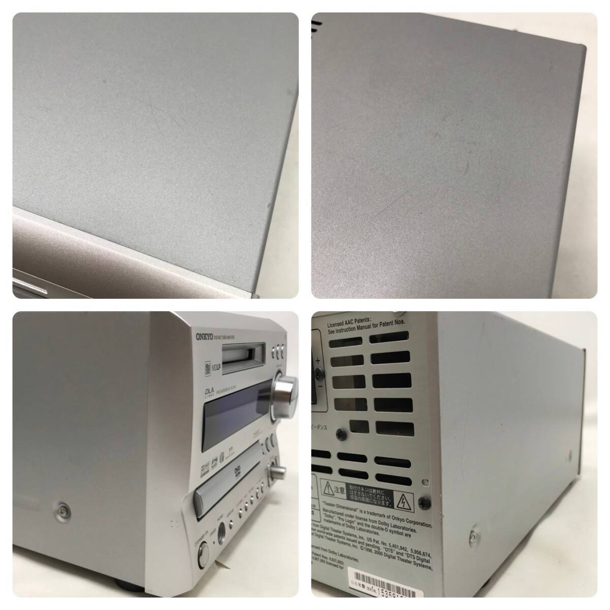 ‡ 0815 ONKYO Onkyo мини компонент FR-7GXDV музыкальный центр DVD/MD/CD 2005 год производства с дистанционным пультом электризация только проверка settled текущее состояние товар 