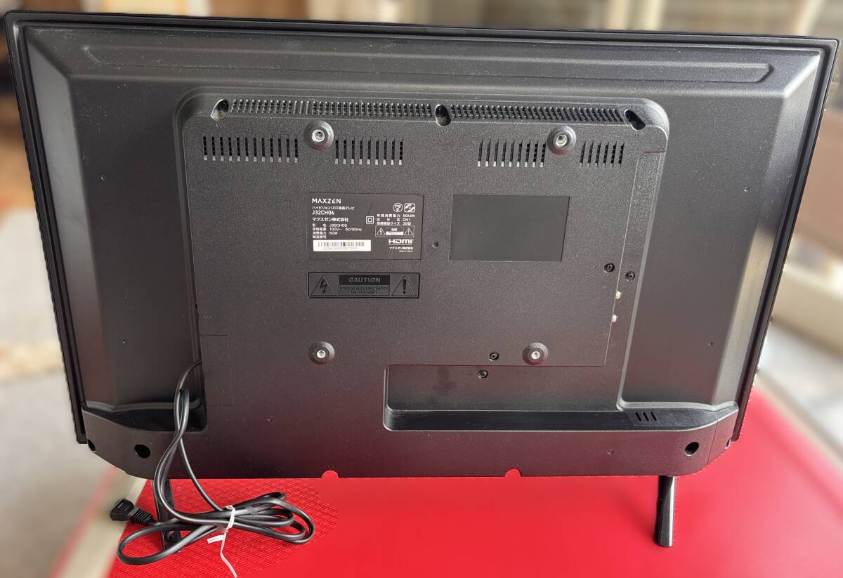 MAXZEN マクスゼン 32V型液晶テレビ J32CH06 2022年購入 地デジ BS 110° Wチューナー 直接お引き取りOK