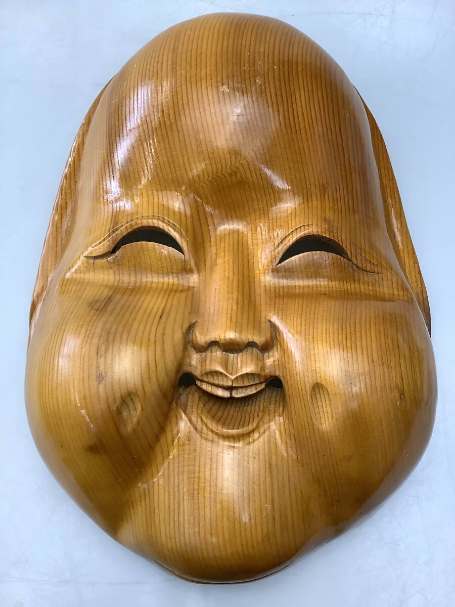 木彫り　お面　おかめ　お多福 工芸品　美術品　レトロ 特大 61pY6X2H81L._UF350,350_QL50_.jpg