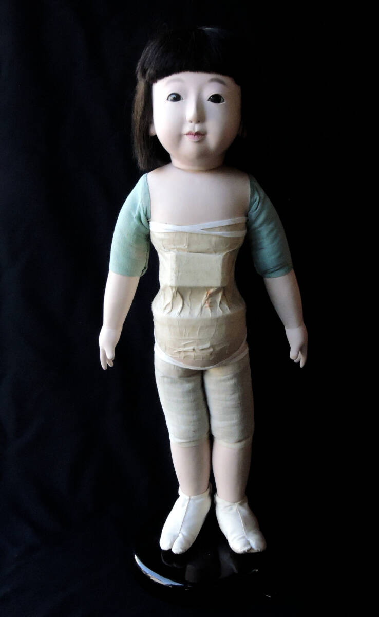 ○大きな市松人形・銘東玉・約62cm(市松人形)|売買された ○大きな市松人形・銘東玉・約62cm(市松人形)|売買された