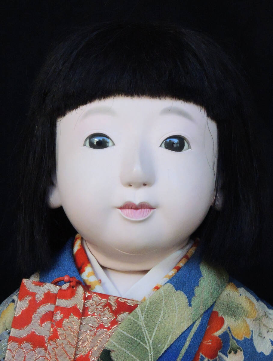 ○大きな市松人形・銘東玉・約62cm(市松人形)|売買された ○大きな市松人形・銘東玉・約62cm(市松人形)|売買された