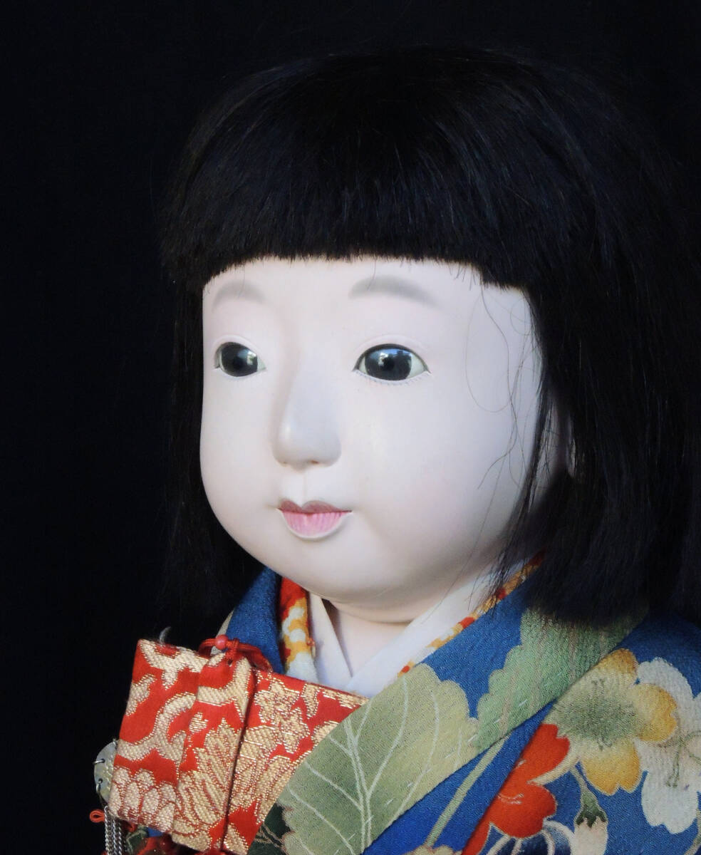 ○大きな市松人形・銘東玉・約62cm(市松人形)|売買された ○大きな市松人形・銘東玉・約62cm(市松人形)|売買された