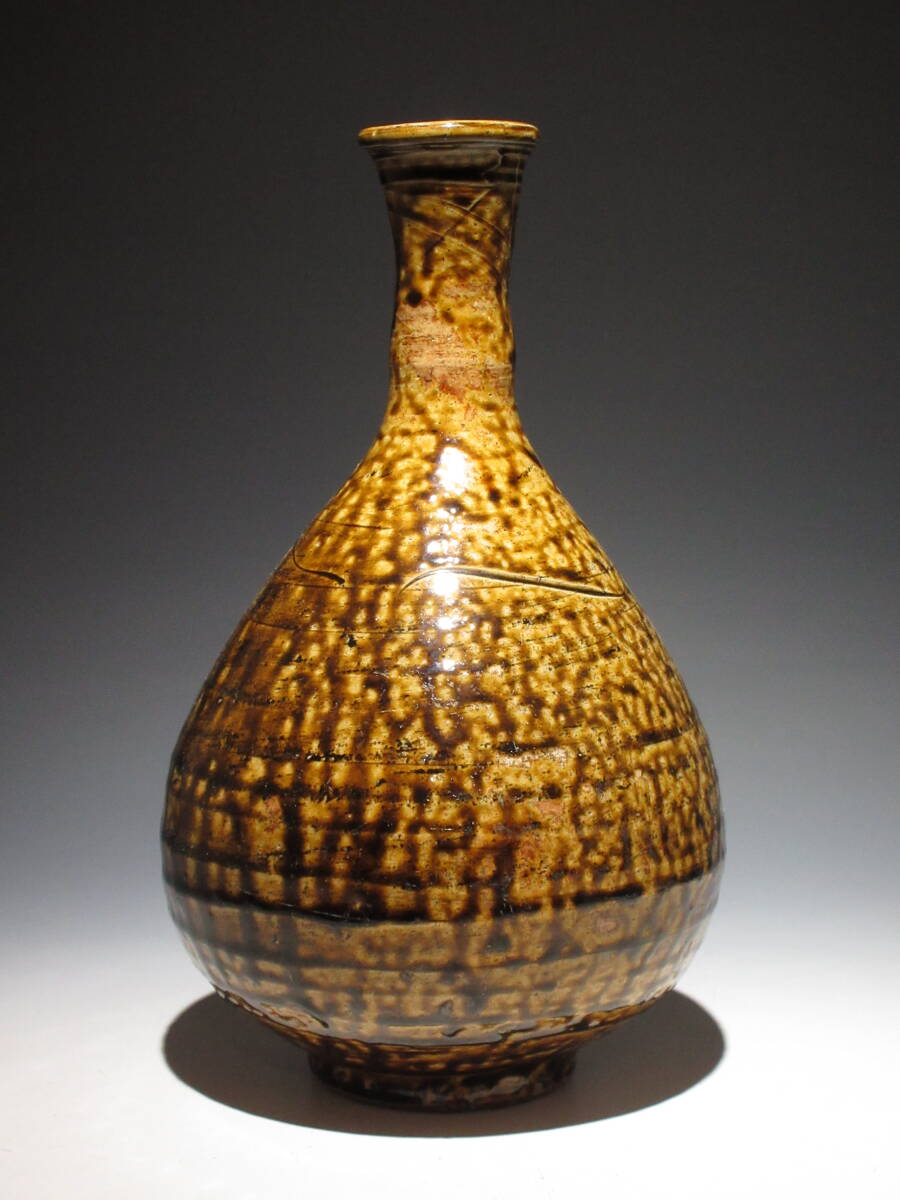 李朝 飴釉 大徳利 28cm 李氏朝鮮 検) 黒高麗 高麗茶碗 白磁 李朝 飴釉 大徳利 28cm 李氏朝鮮 検) 黒高麗 高麗茶碗 白磁