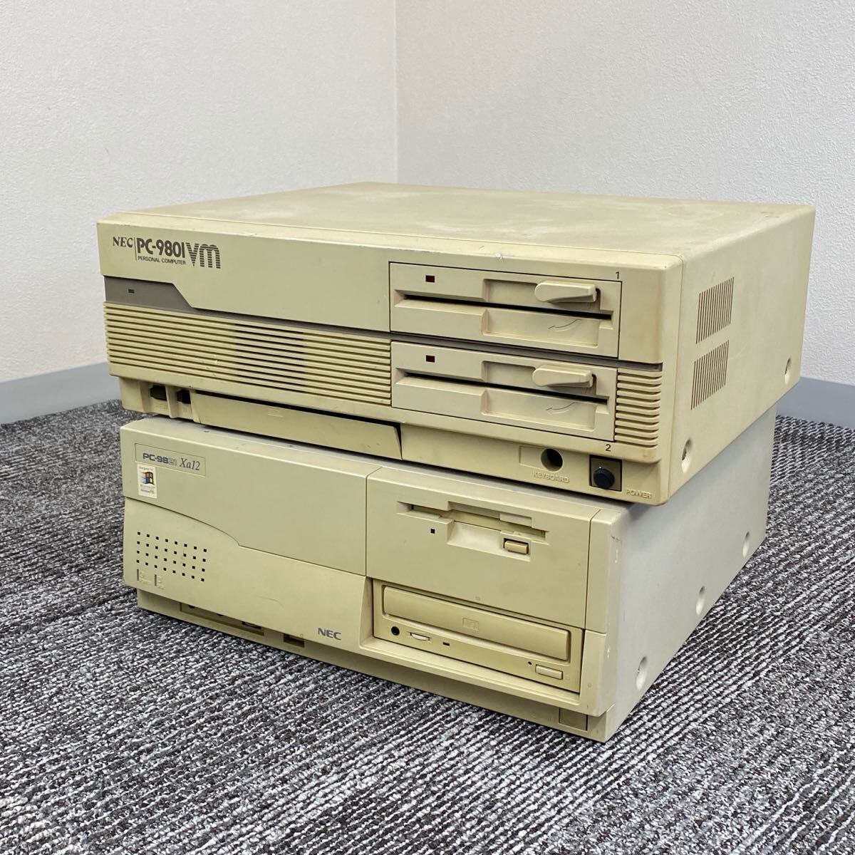 ☆【売り切り】NEC パーソナルコンピュータ2台セット PC-9801vm ☆【売り切り】NEC パーソナルコンピュータ2台セット PC-9801vm