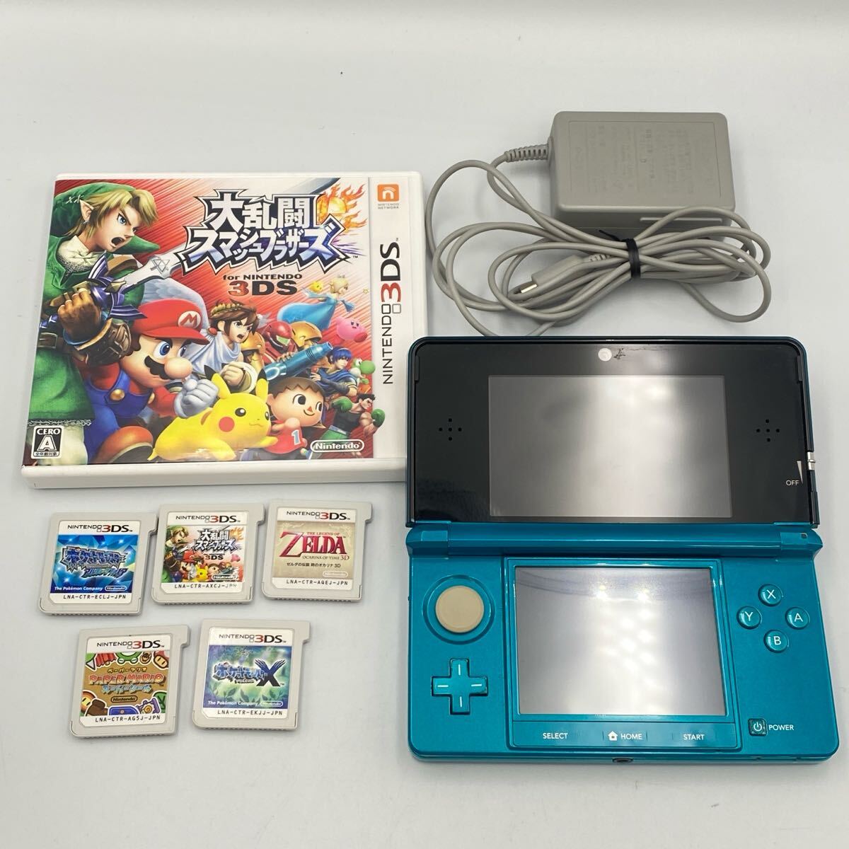 ☆【売り切り】Nintendo 3DS+ソフト5本セット CTR-001 ☆【売り切り】Nintendo 3DS+ソフト5本セット CTR-001