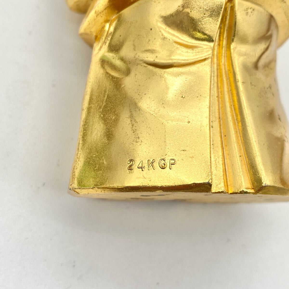 II【売り切り】24KGP 高砂人形 尉・姥 重さ1kg超え ペア金メッキ II【売り切り】24KGP 高砂人形 尉・姥 重さ1kg超え ペア金メッキ