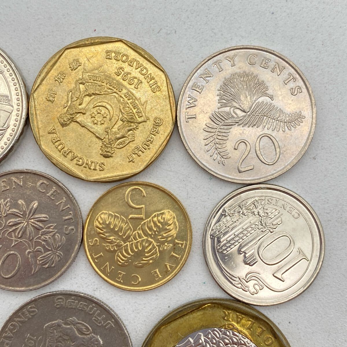 &【売り切り】シンガポール硬貨22枚セット セント ドル 鳳凰 &【売り切り】シンガポール硬貨22枚セット セント ドル 鳳凰