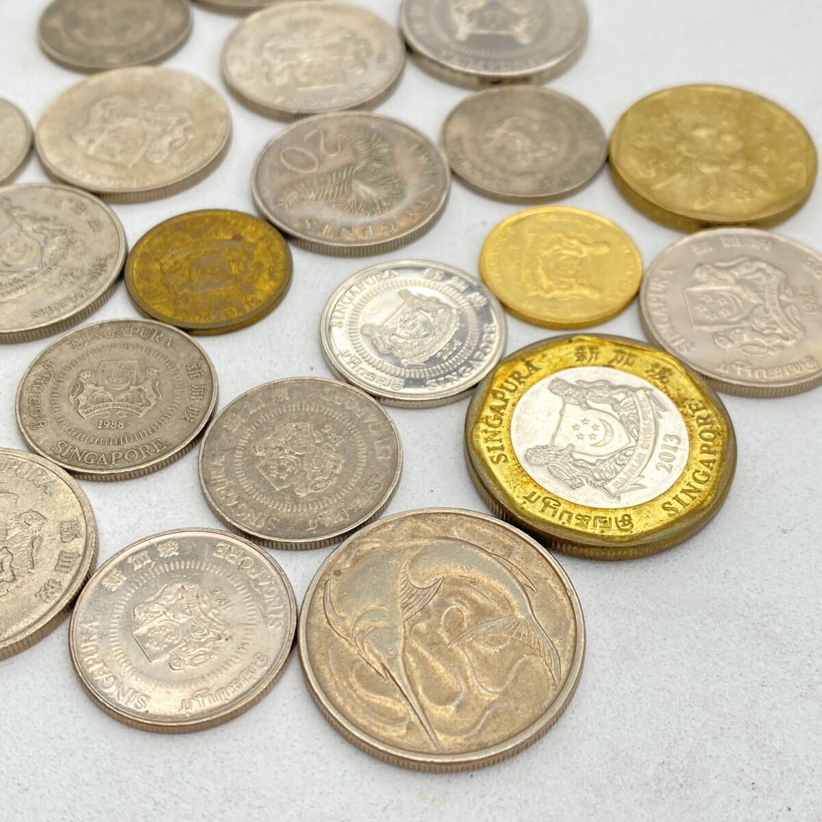 &【売り切り】シンガポール硬貨22枚セット セント ドル 鳳凰 &【売り切り】シンガポール硬貨22枚セット セント ドル 鳳凰