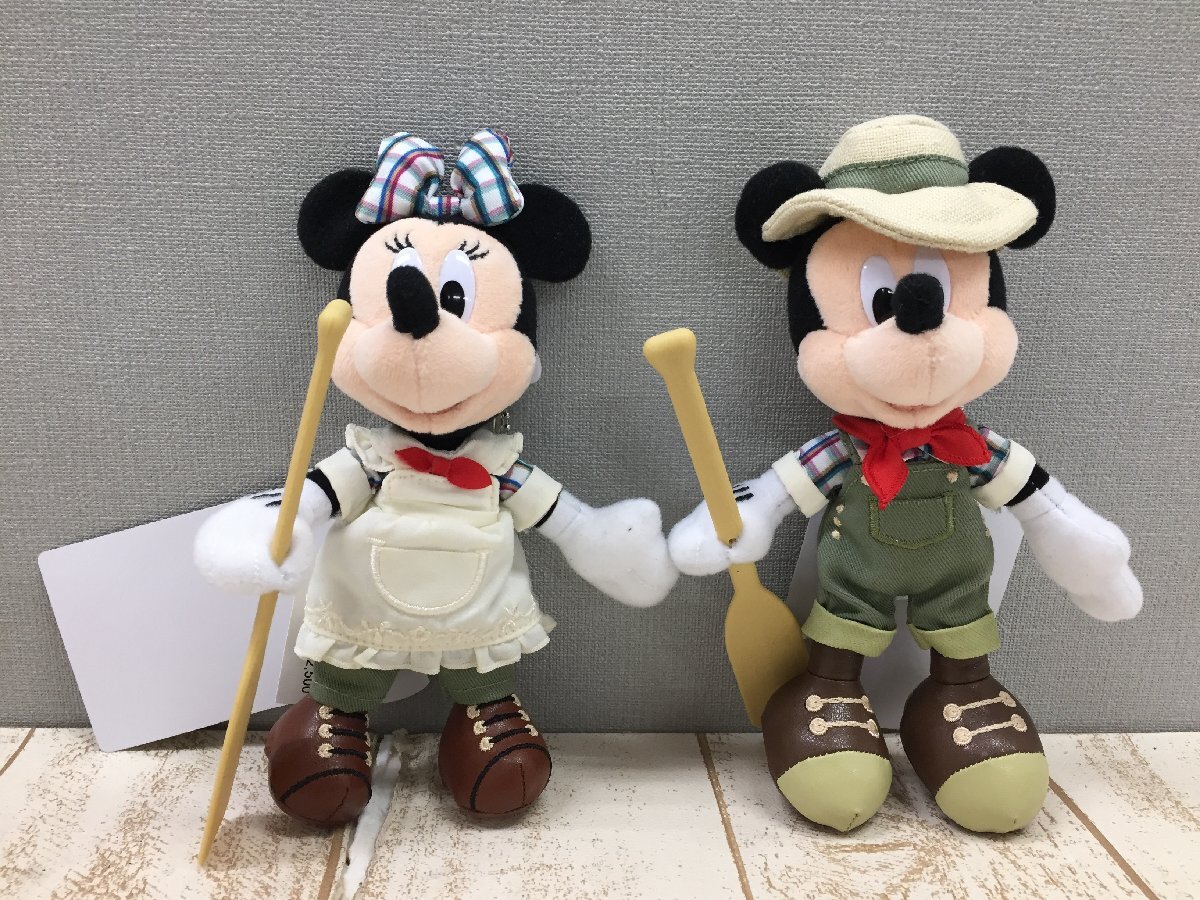 ◇ディズニー TDR ミッキー ミニー ぬいぐるみバッジ 2点 タグ付 ◇ディズニー TDR ミッキー ミニー ぬいぐるみバッジ 2点 タグ付