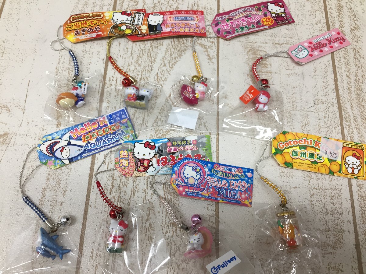 ◇ハローキティ 《未開封品》ご当地ストラップ 8点 しながわ ◇ハローキティ 《未開封品》ご当地ストラップ 8点 しながわ