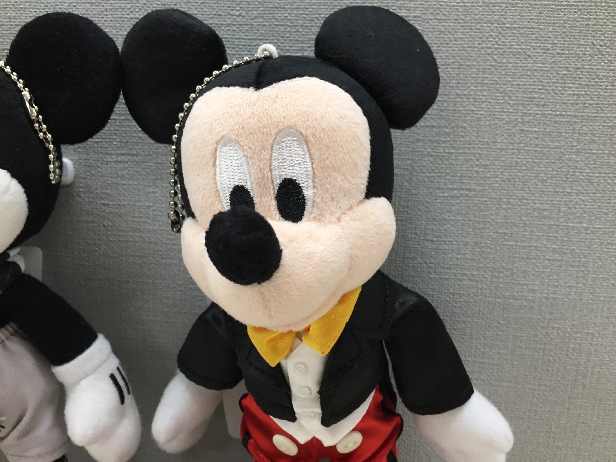 ◇ディズニー TDR ミッキーマウス ぬいぐるみバッジ 3点 タグ付 ◇ディズニー TDR ミッキーマウス ぬいぐるみバッジ 3点 タグ付