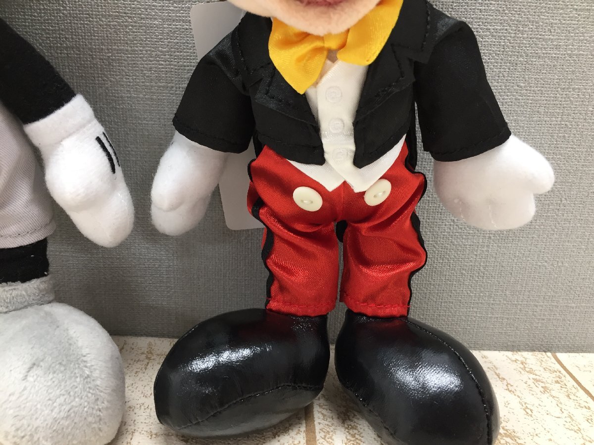 ◇ディズニー TDR ミッキーマウス ぬいぐるみバッジ 3点 タグ付 ◇ディズニー TDR ミッキーマウス ぬいぐるみバッジ 3点 タグ付