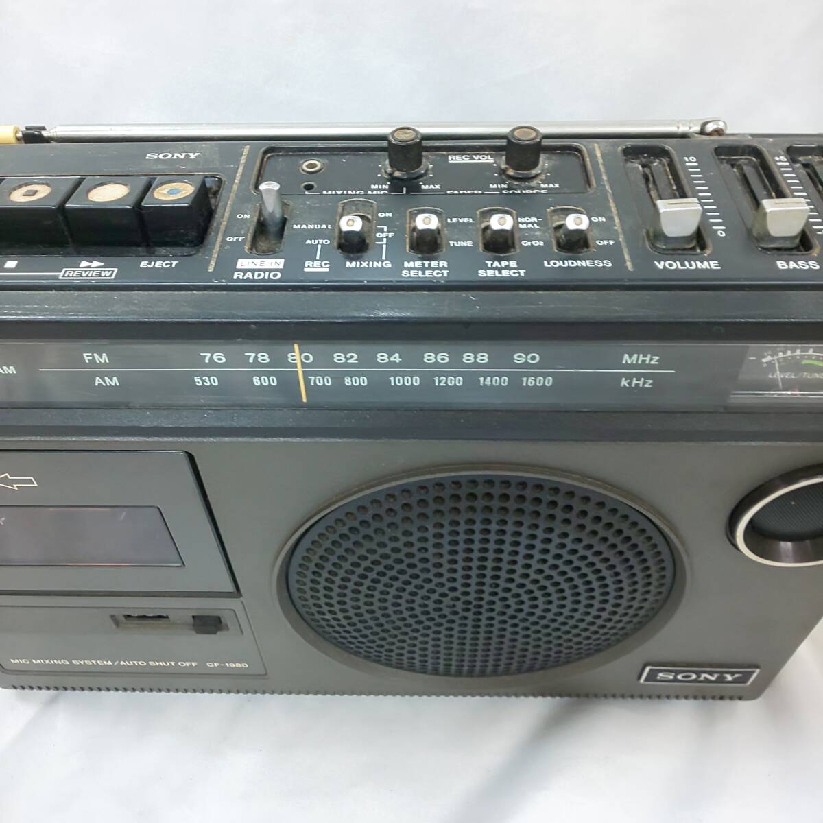 ◎レトロな逸品◎ソニー SONY CF-1980 FM/AM ラジカセ 昭和家電 ◎レトロな逸品◎ソニー SONY CF-1980 FM/AM ラジカセ 昭和家電
