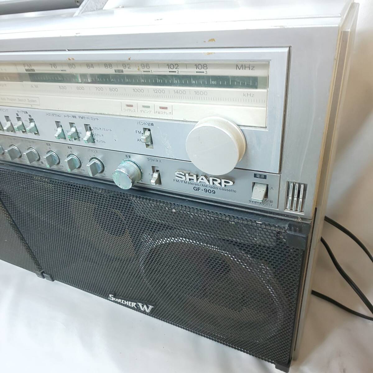 ◎シャープ◎SHARP GF-909 THE SEARCHER-W ダブルカセット 昭和 ◎シャープ◎SHARP GF-909 THE SEARCHER-W ダブルカセット 昭和