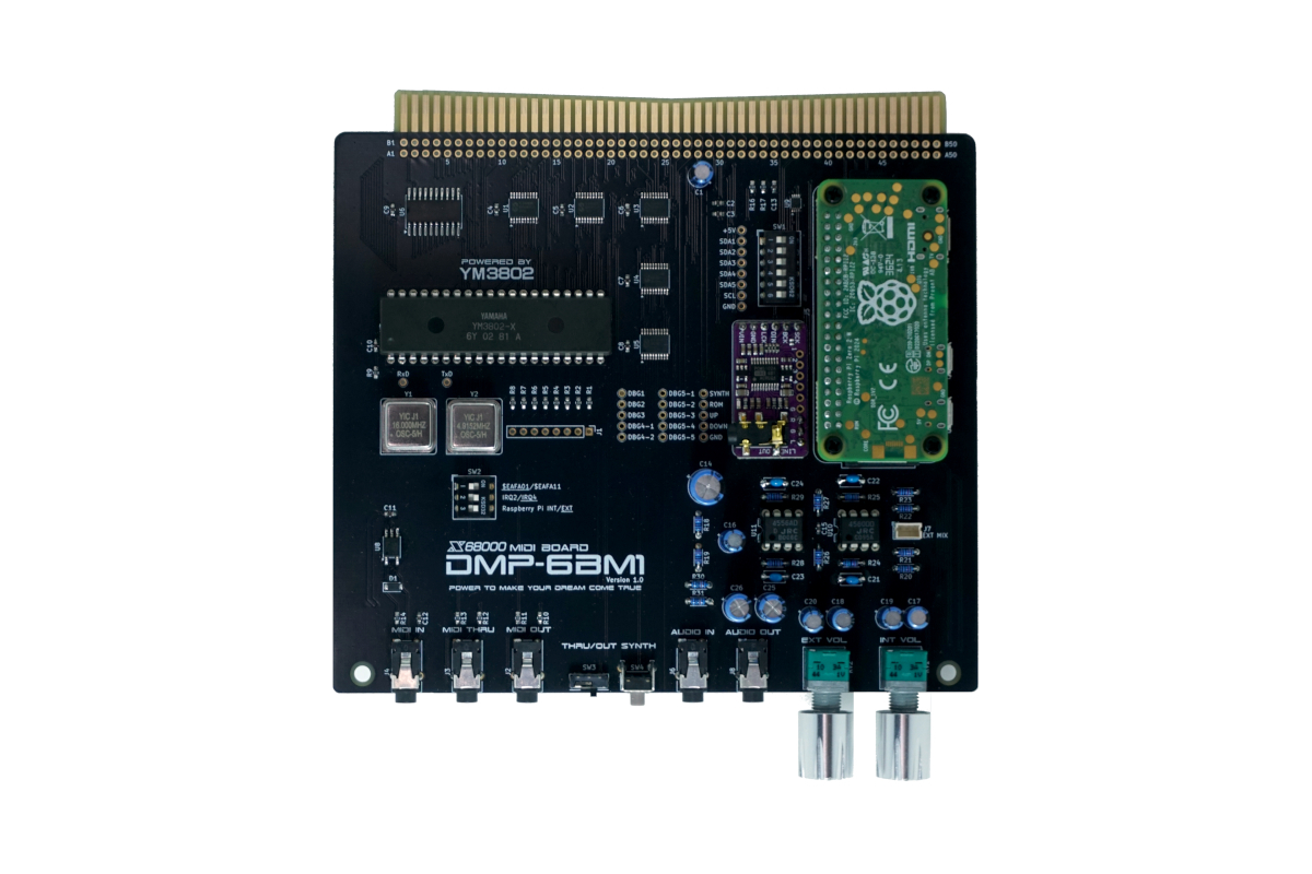 Yahoo!オークション - X68000用 自作MIDIボード【YAMAHAチップ Yahoo!オークション - X68000用 自作MIDIボード【YAMAHAチップ